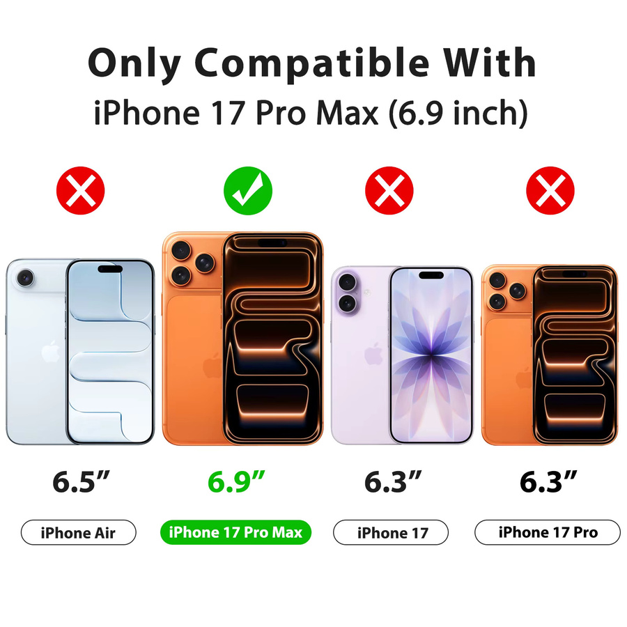 IEOVIEE Magnetische transparente Schutzhülle für iPhone 14 Pro bis iPhone 17 Pro Max, stoßfeste Hülle mit MagSafe Wireless Charging Unterstützung - Bild 2