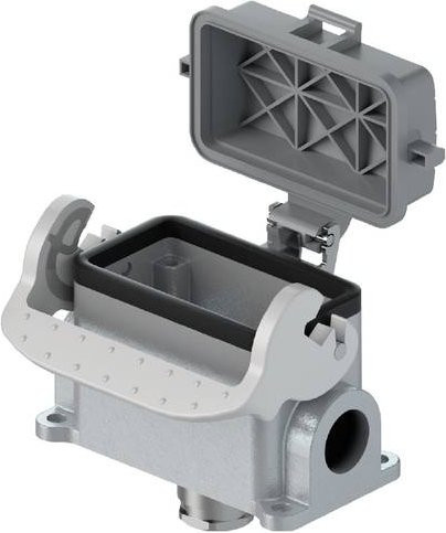 Wieland Electric Gehäuseunterteil 70.343.0635.0 in Grau aus Aluminium - Bild 1