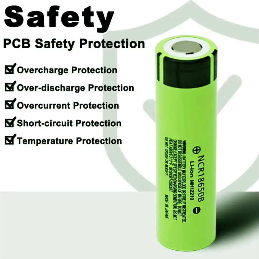 Wiederaufladbare Lithium-Ionen-Batterie NCR18650B 3400mAh 3,7V in Grün - Bild 3