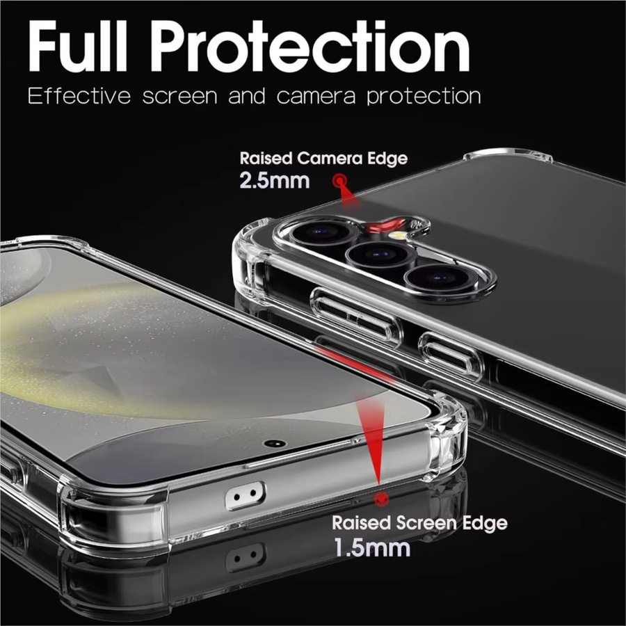 Stoßfeste transparente Silikonhülle für Samsung Galaxy A-Serie (A05, A05S, A15, A16, A17, A25, A26, A27, A35, A36, A37, A55, A56, A57) - Bild 3