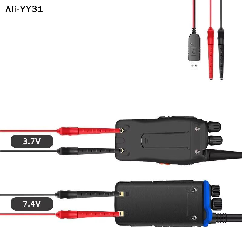 Retevis USB-A Ladekabel für UV-5R UV-82 BF-888S TYT Walkie-Talkie mit Anzeigeleuchte in Schwarz - Bild 4