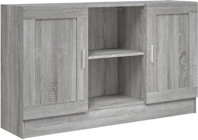 vidaXL Sideboard Grau Sonoma aus Holzwerkstoff B/T/H: 120 x 30,5 x 70 cm - Bild 1