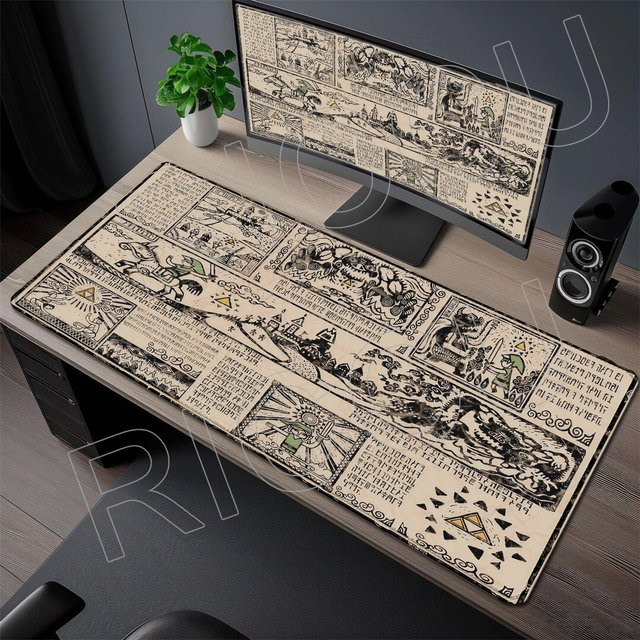 Potdemiel Gamer-Mauspad The Legend of Zelda XXL Schreibtischunterlage mit HD-Druck - Bild 1