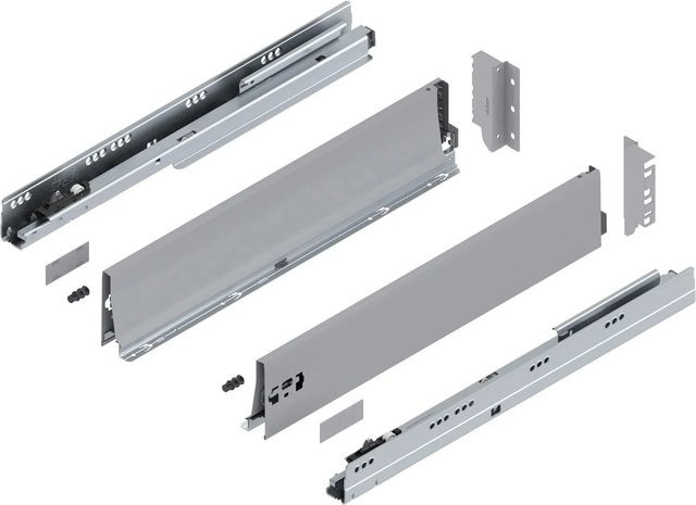 Blum Tandembox antaro K Vollauszug Blumotion Grau 600 mm Tragkraft 65 kg 1 Paar - Bild 1