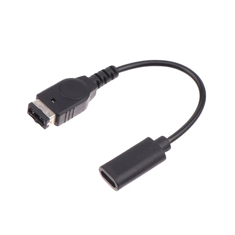 USB Ladekabel in Schwarz für Retro-Spielkonsolen wie GameBoy, GBA, SP und DS - Bild 2