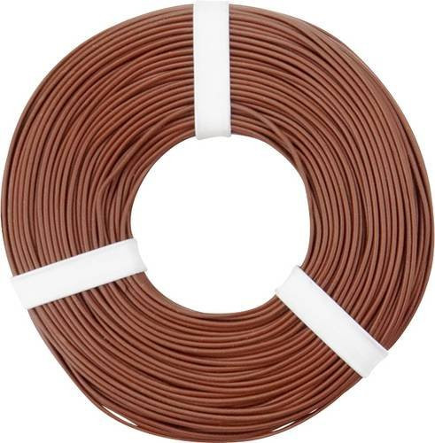 Donau Elektronik Litze 1 x 0,25mm² Braun 50m - Bild 1