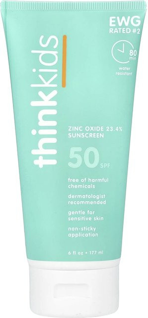 Thinkids Sonnenschutzcreme LSF 50, 177 ml, Kinder, Empfindliche Haut - Bild 1
