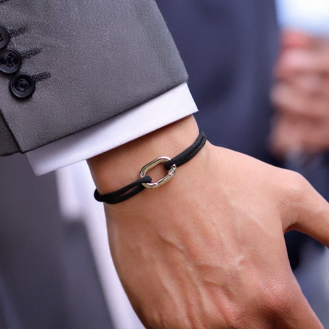 Noter Armband, Schwarz, Herren - Bild 1