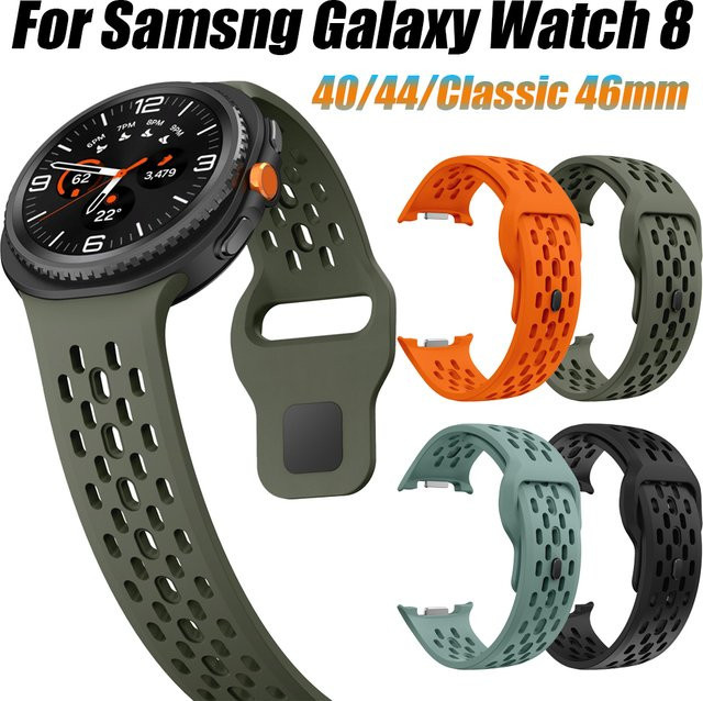 Samsung Uhrenarmband Silikon, Schwarz, Unisex - Bild 1