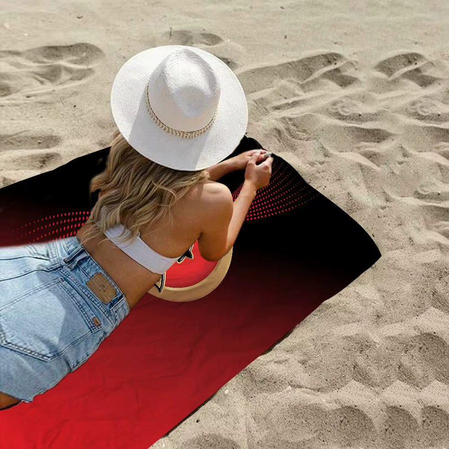 B-Bacardi Mikrofaser-Strandtuch Multicolor für Yoga, Schwimmen und Sport - Bild 6