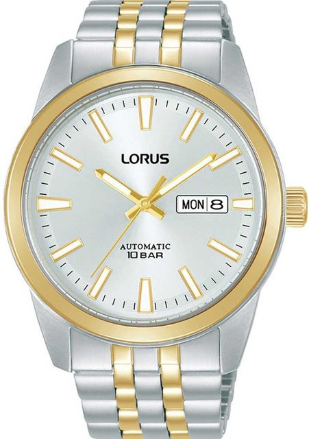 Lorus Herrenuhr Automatik, Edelstahl, Silber, 42 mm, 10 ATM - Bild 1