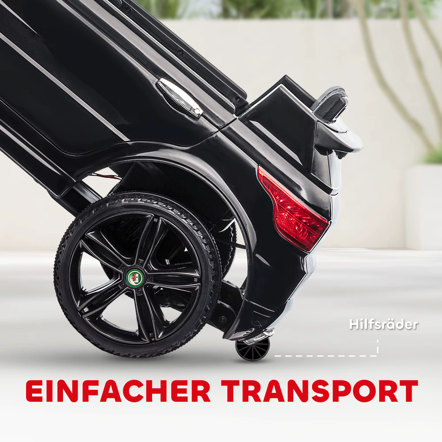 HOMCOM Kinder Elektroauto SUV Schwarz mit Fernbedienung für 3-5 Jahre - Bild 7