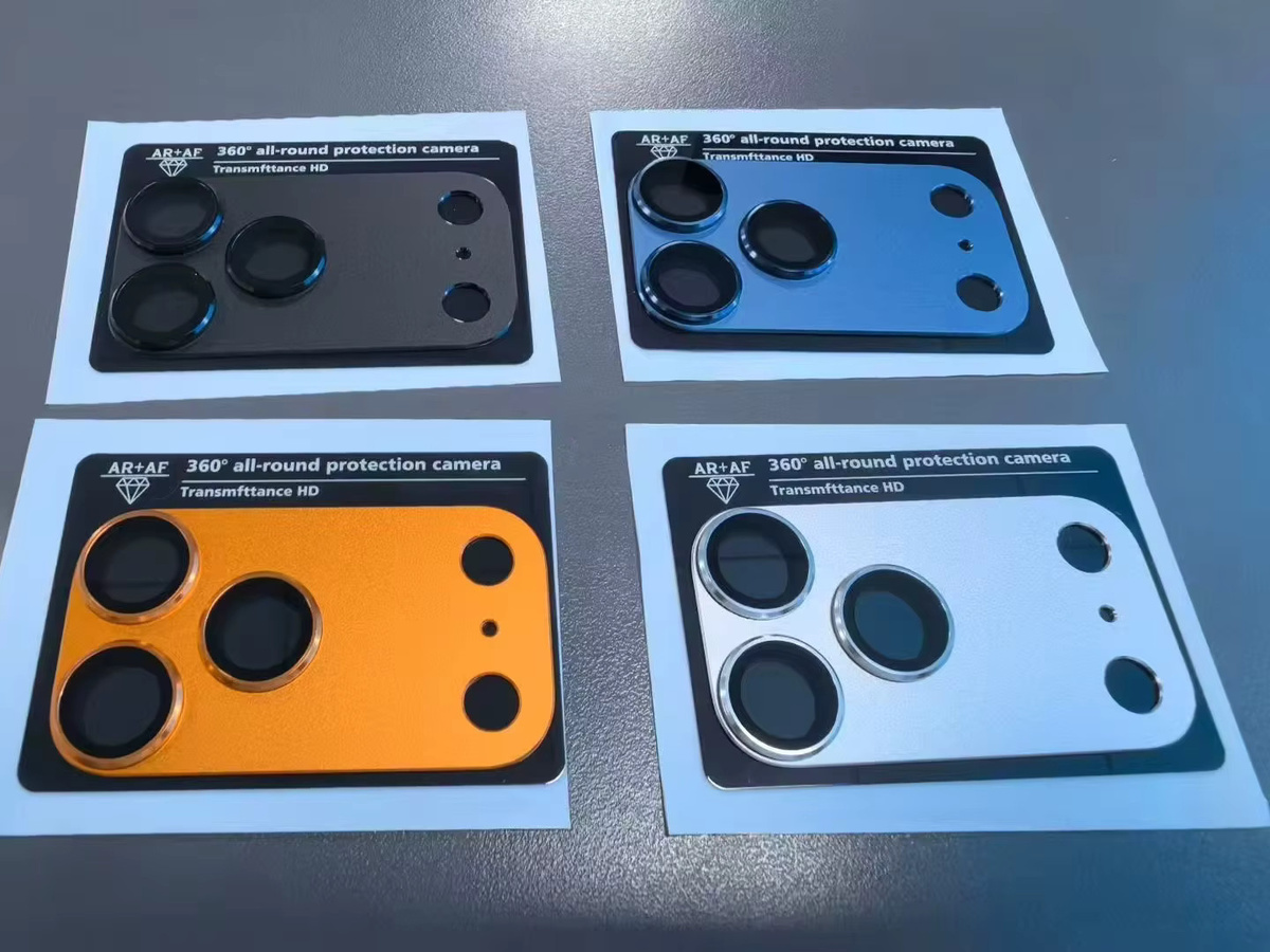 Apple Kameraaufkleber für iPhone 17 Pro Max in Orange – Full-Coverage Air Metal Matte Schutzfolie für das Objektiv - Bild 4