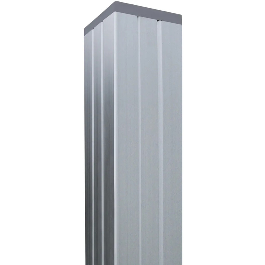 T & J Aluminium-Pfosten Gotland/Tjörn Serie Silber B/T/H: 6,8 x 6,8 x 180 cm - Bild 2