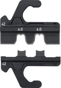Knipex Crimpeinsatz 97 39 42 für MC4 und MC4 EVO 2 Verbinder in Schwarz für 4/6 mm² - Bild 1