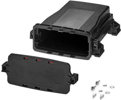 Phoenix Contact Elektronikgehäuse ECS-KIT-122X169-S-UV-9005 Schwarz RAL 9005 B/T/H: 163,8 x 179,8 x 62,1 mm - Bild 1