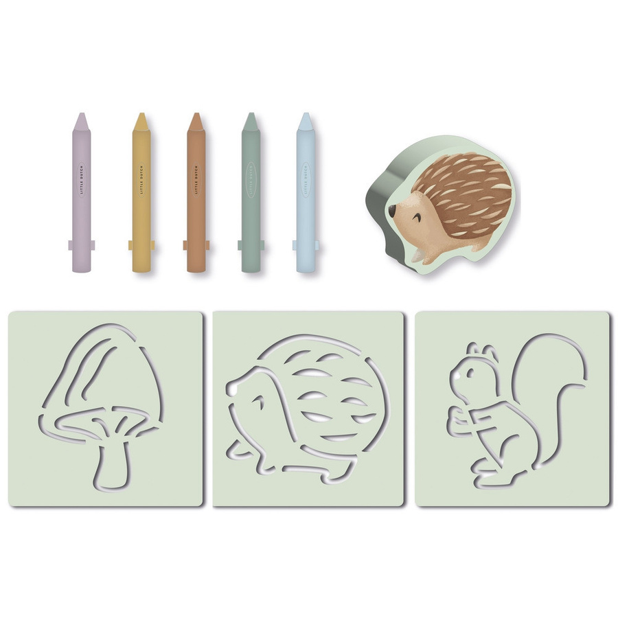 Little Dutch Forest Friends Bademalstift-Set, ab 3 Jahre - Bild 1
