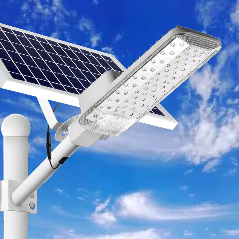 2er-Pack YQCHEZI Solar-Straßenlaternen Outdoor Wasserdicht mit Dämmerungssensor, Weiß, Kaltweißes Licht für Garten und Garage - Bild 5
