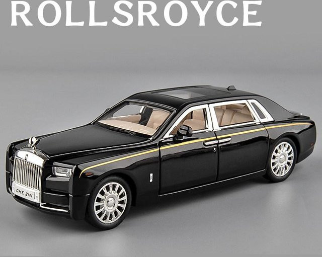 Bai Fen Bai dolls and toys Rolls Royce Phantom, Modellauto, 1:32, Metall, schwarz, ab 4 Jahren - Bild 1