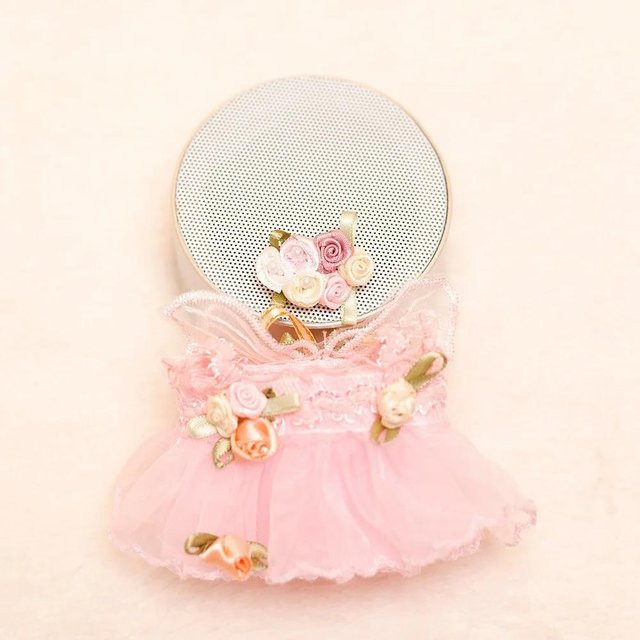 Kidsly Mini-Plüschpuppenkleidung, Outfit-Zubehör, Rosa, Prinzessin - Bild 1