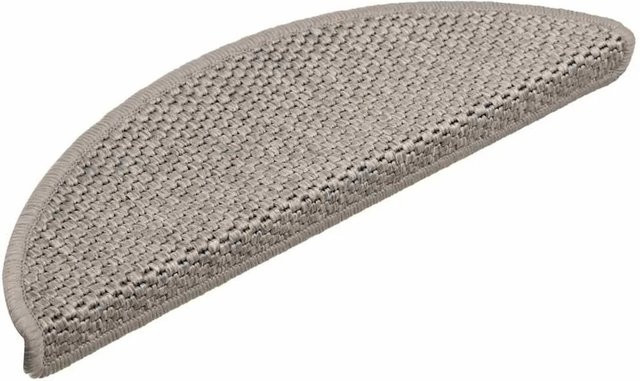 vidaXL Stufenmatten Selbstklebend in Sisal-Optik, 30 Stück, Silber, B/T/H: 56 x 17 x 3 cm - Bild 1