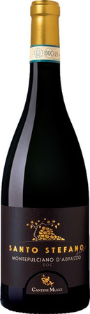 Cantine Mucci Santo Stefano Montepulciano d'Abruzzo Rotwein 2023, trocken, 0,75 l