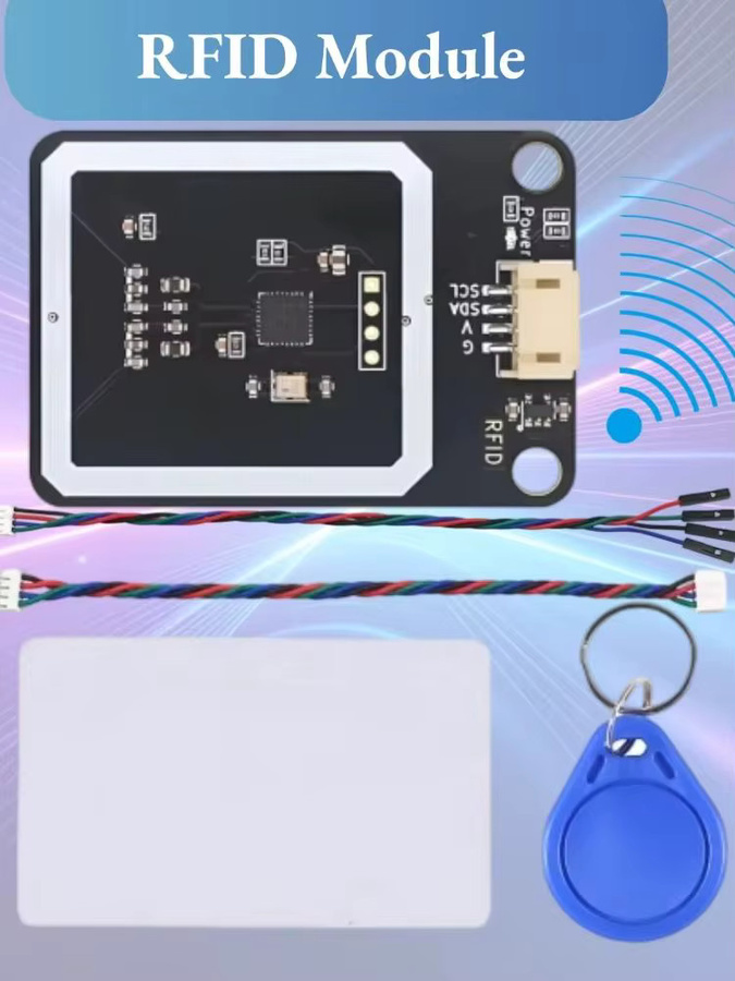 NullLab RFID-Modul 13,56 MHz mit I2C-Protokoll in Schwarz für Arduino, ESP32 und Raspberry Pi - Bild 6