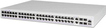 Alcatel-Lucent Enterprise OmniSwitch OS6360-P48 Managed L3 Network Switch mit 48 x 10/100/1000 PoE+ Ports und 2 x Combo Gigabit Ethernet/SFP sowie 2 x 1/10 Gigabit SEP+ Uplink/Stacking, 350 W PoE+ Budget, Rackmontierbar - Bild 1