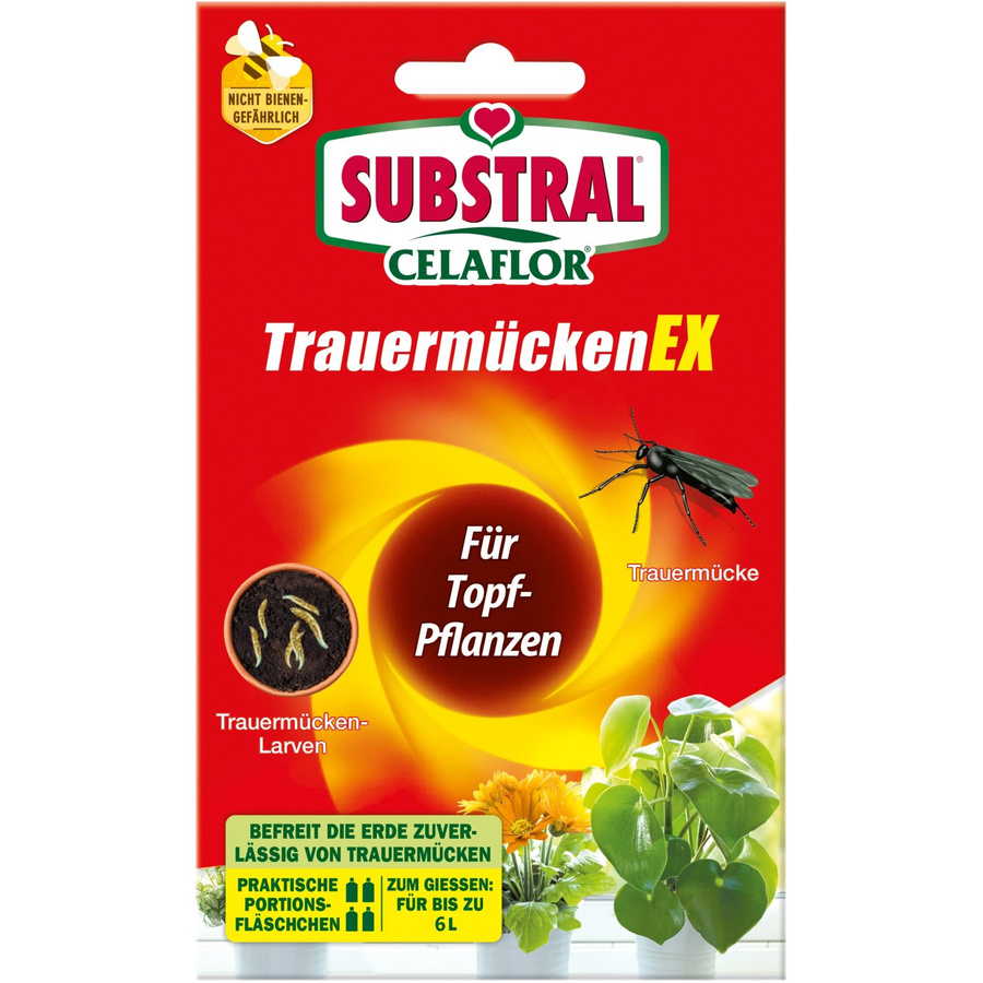 Substral Celaflor TrauermückenEx biologisches Mittel mit Neemöl, 4 x 7,5 ml - Bild 2