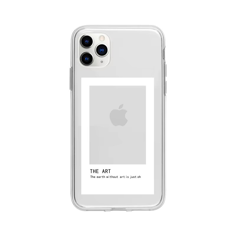 Stoßfeste transparente Handyhülle mit kreativem Rahmen von MUQGEW für iPhone Modelle - Bild 2