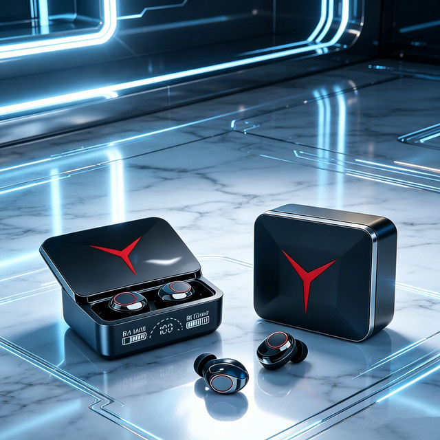 LS True Wireless Bluetooth Gaming Headset in Schwarz mit Hifi-Stereo und Touch-Control für Smartphones und Mobile Geräte - Bild 1