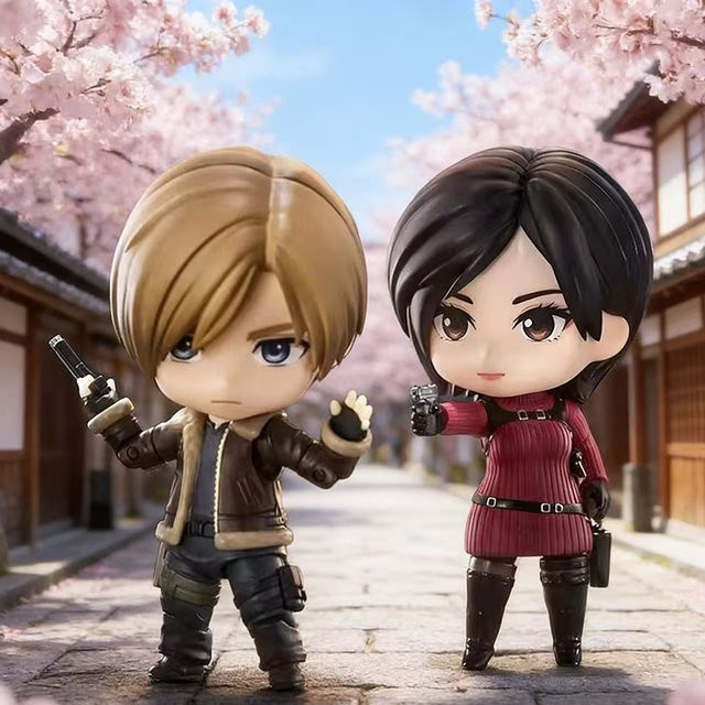 Bandai Resident Evil Ada Wong & Leon S. Kennedy Anime-Figurenset, Actionfigur - Bild 1