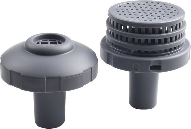 Intex Pool Einlassfilter-Anschluss Set mit 32 mm Siebgitter und Schlauchadapter, Grau - Bild 1