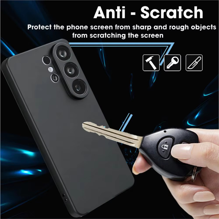 Ricestate Silikonhülle für Samsung Galaxy S26 S26+ S26 Ultra in Schwarz, matte und stoßfeste Schutzhülle - Bild 2