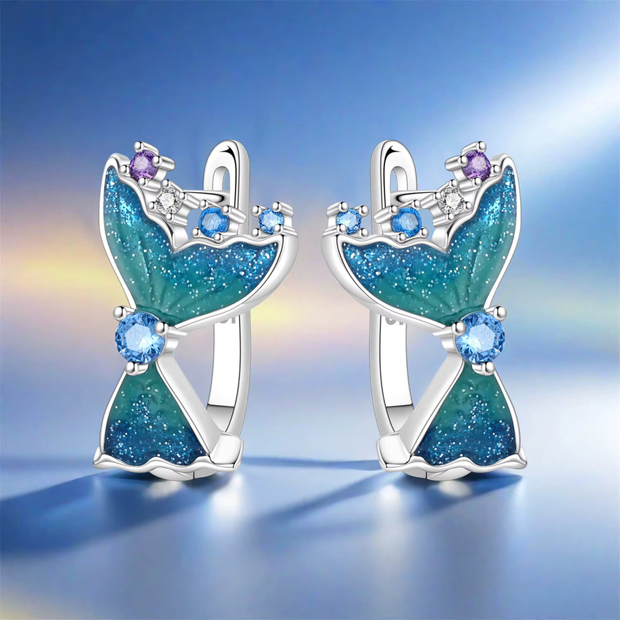 CYCUFF Creolen-Ohrring, 925 Silber, Zirkonia, Damen - Bild 4