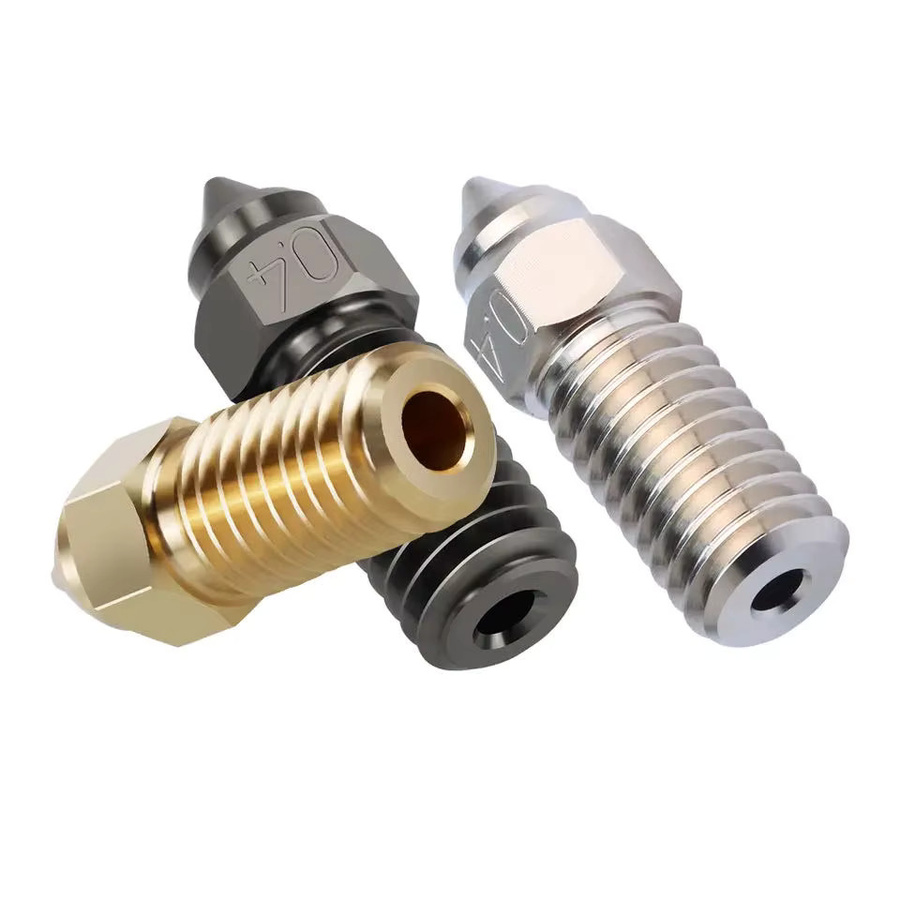 ELEGOO Neptune 4 Hochgeschwindigkeitsdüsen aus Messing und Edelstahl für Elegoo Neptune 4 Pro, Durchmesser: 0,2 mm, 0,4 mm, 0,6 mm, 0,8 mm - Bild 2