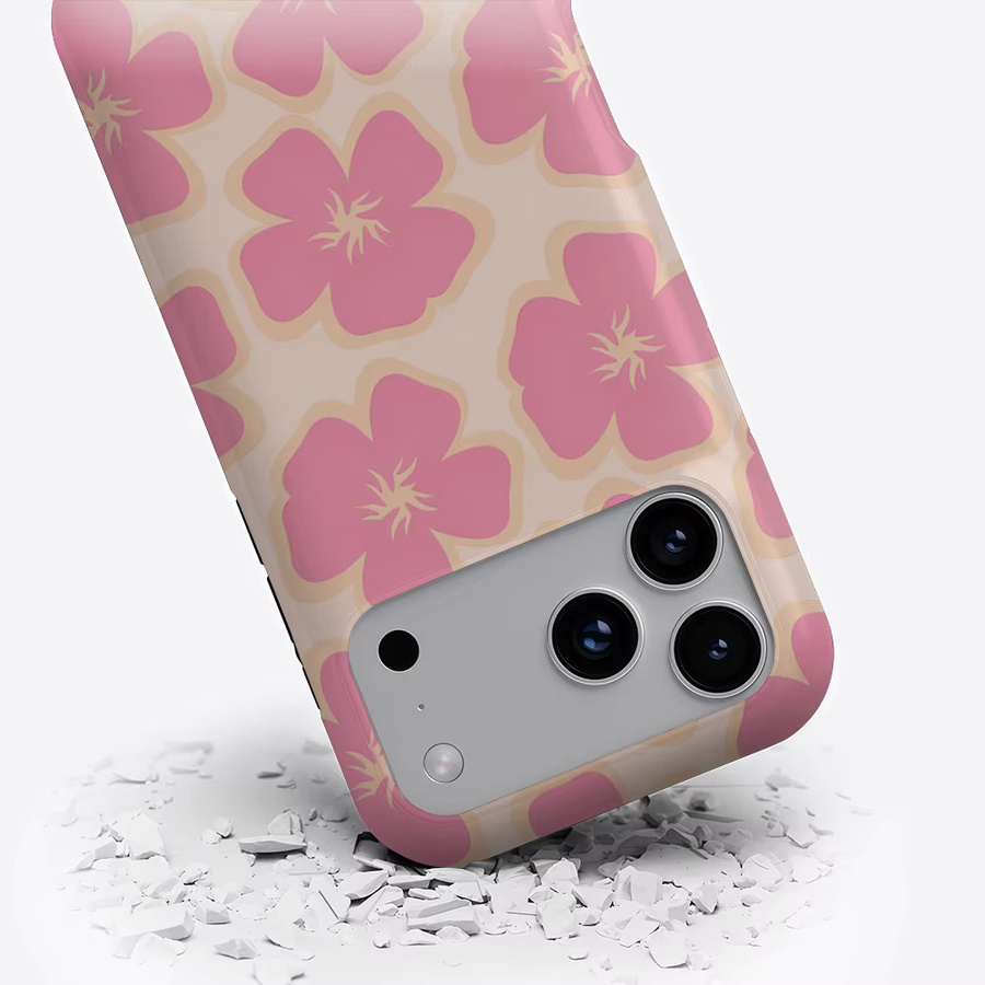 Blush Blooms Robuste Handyhülle für iPhone 17 16 15 14 13 Pro Max Plus mit Magnetfunktion in Pink - Bild 3