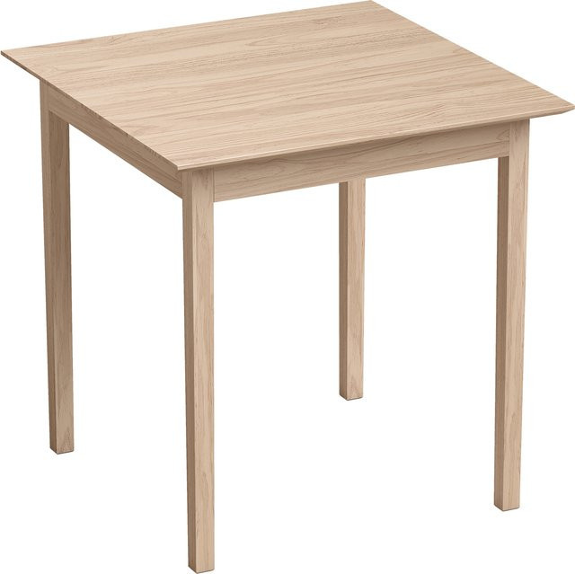 HOMCOM Esstisch aus Massivholz Kiefer, quadratisch, Braun, B/T/H: 75 x 75 x 75 cm - Bild 1