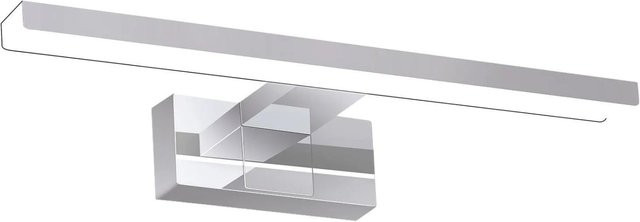 NETTLIFE LED Wandleuchte aus Metall in Silber für Badezimmer, Flur und Wohnzimmer - Bild 1