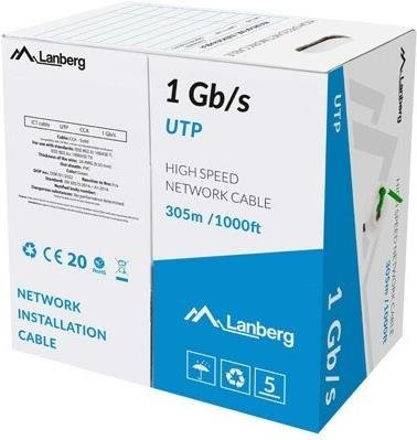 Lanberg LCU6-10CC-0305-G Netzwerkkabel Grün 305 m U/UTP Ethernet/LAN - Bild 1