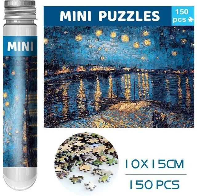 MaxRenard Van Gogh Die Sternennacht Reagenzglas Puzzle 150-teiliges Set - Bild 1