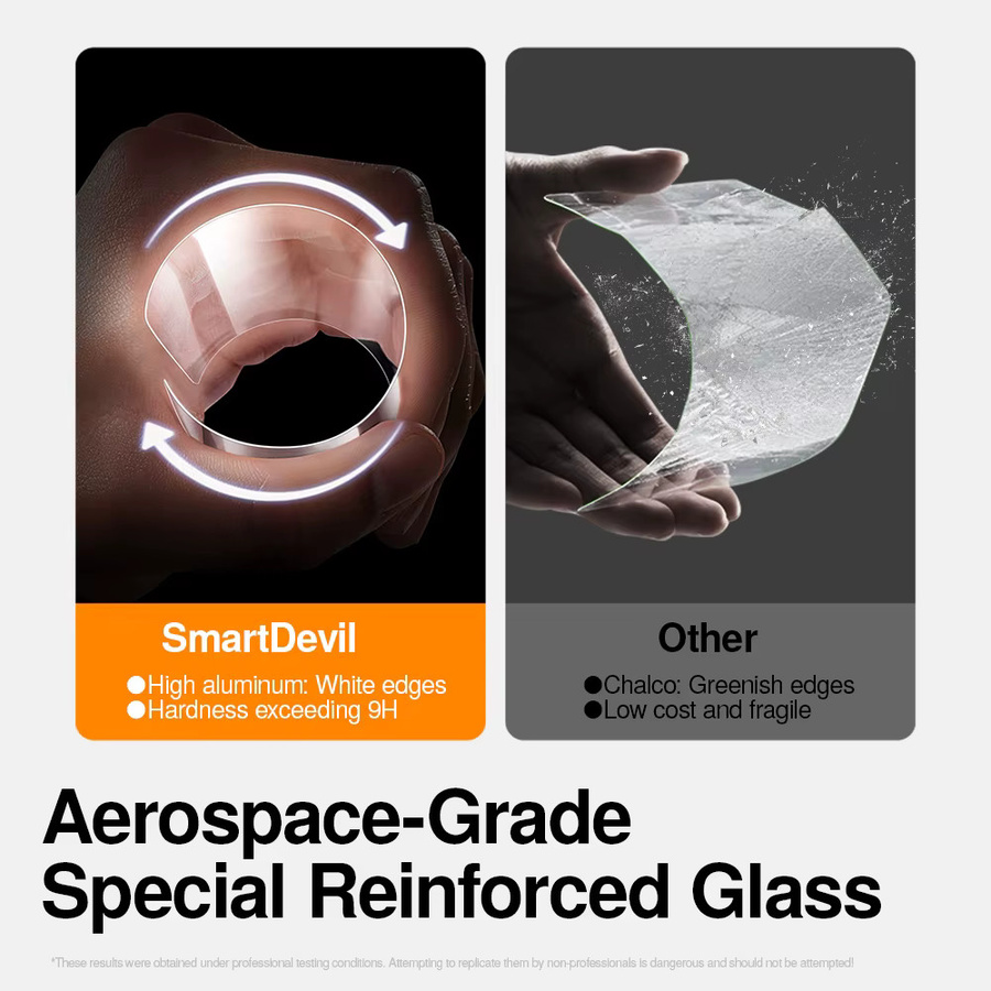 SmartDevil gehärtete Glasfolie für Redmi K90 Pro Max Turbo 5 Max und Poco X8 Pro Max, HD Displayschutzfolie, transparent, Anti-Fingerprint - Bild 3
