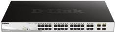 D-Link DGS-1210-28MP/E Smart Managed Switch mit 24 x 10/100/1000 PoE+ Ports und 4 x Combo Gigabit SFP Ports, 370 W PoE-Budget - Bild 2