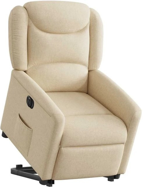 vidaXL Elektrischer Relaxsessel mit Aufstehhilfe in Beige aus Stoff - Bild 1