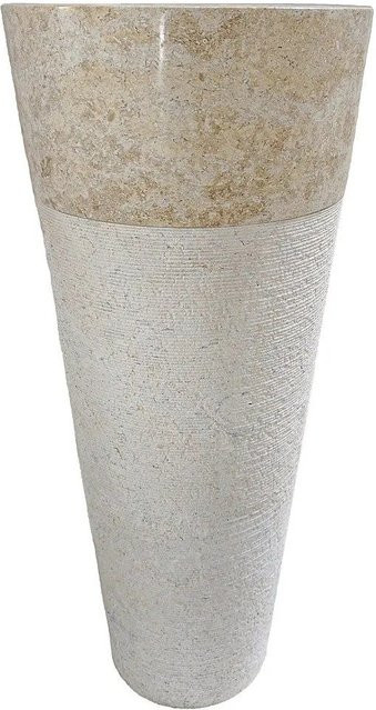 Vente-unique Freistehendes Waschbecken Lanta in Beige, Breite: 40 cm - Bild 1