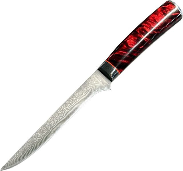 Grillfürst Premium Ausbeinmesser aus Damaststahl mit 15 cm Klingenlänge - Bild 1