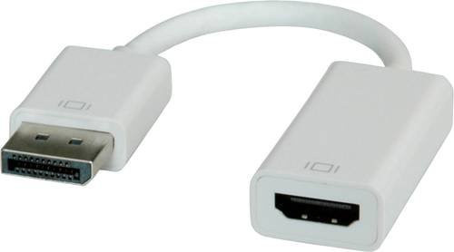 Roline DisplayPort auf HDMI Adapterkabel Grau 0,15 m - Bild 1