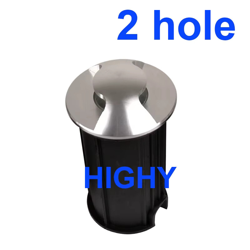 10er Pack HIGHY LED Bodenstrahler IP68 Wasserdicht für Garten und Außenbereich, Silber, Einbauleuchten für Boden und Pfad - Bild 2