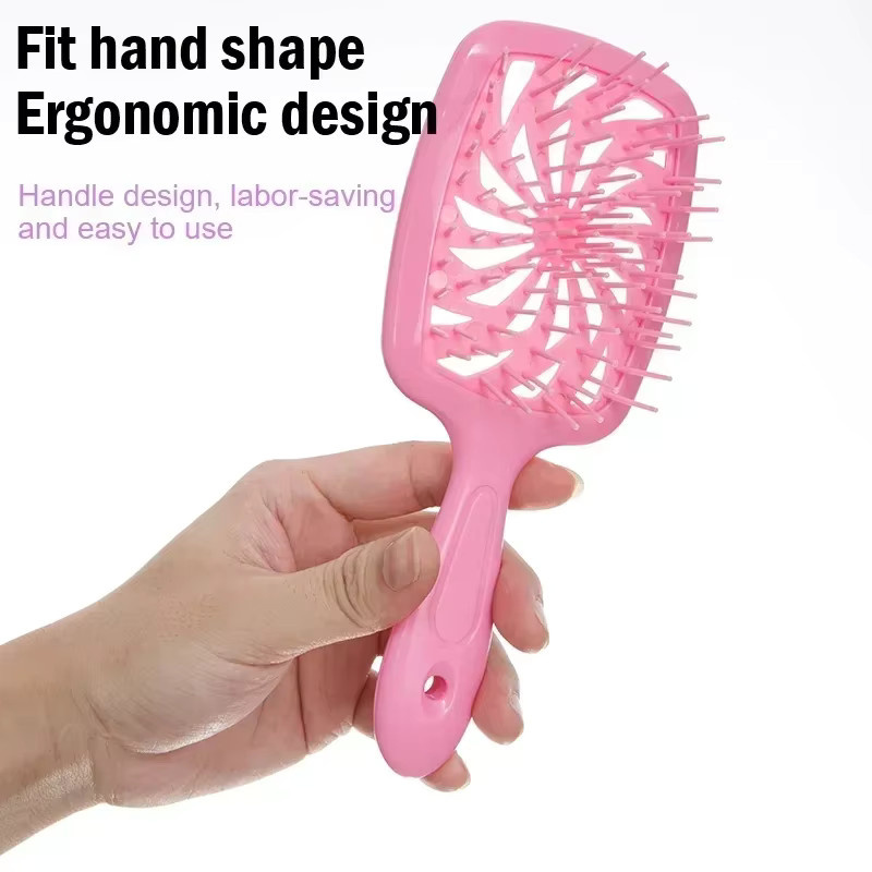 Air Kissen Haarbürste aus Weizenstroh, Anti-statisch, Unisex - Bild 2