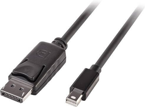 Lindy DisplayPort-Kabel Mini DisplayPort auf DisplayPort, Schwarz, 5,0 m - Bild 1